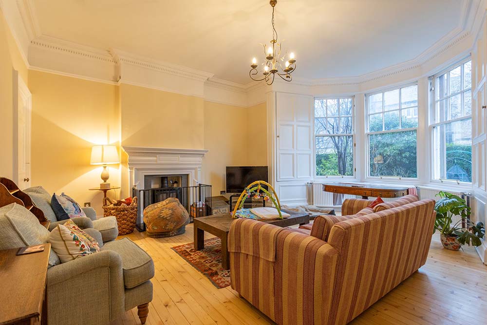 Lounge decorated Edinburgh home